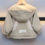 Boys Long Sleeves Hood Tailored Jacket